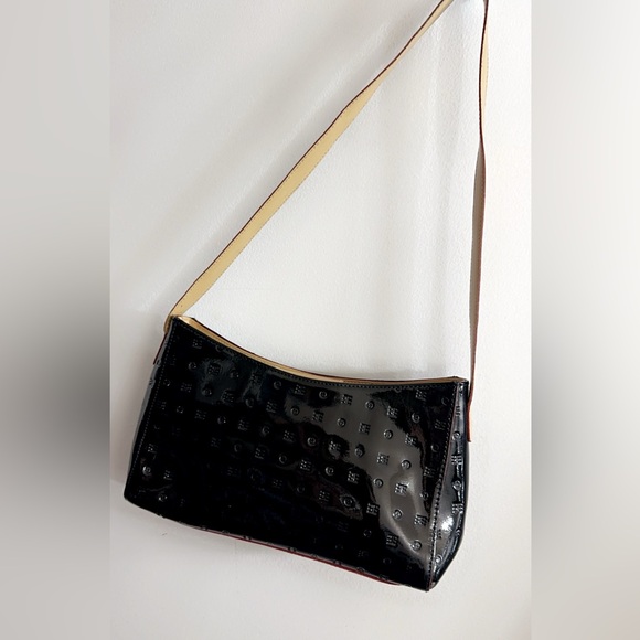 Arcadia Patent Leather Shoulder Bag 10” x 6” Made in Italy!! Gorgeous. - Picture 4 of 10